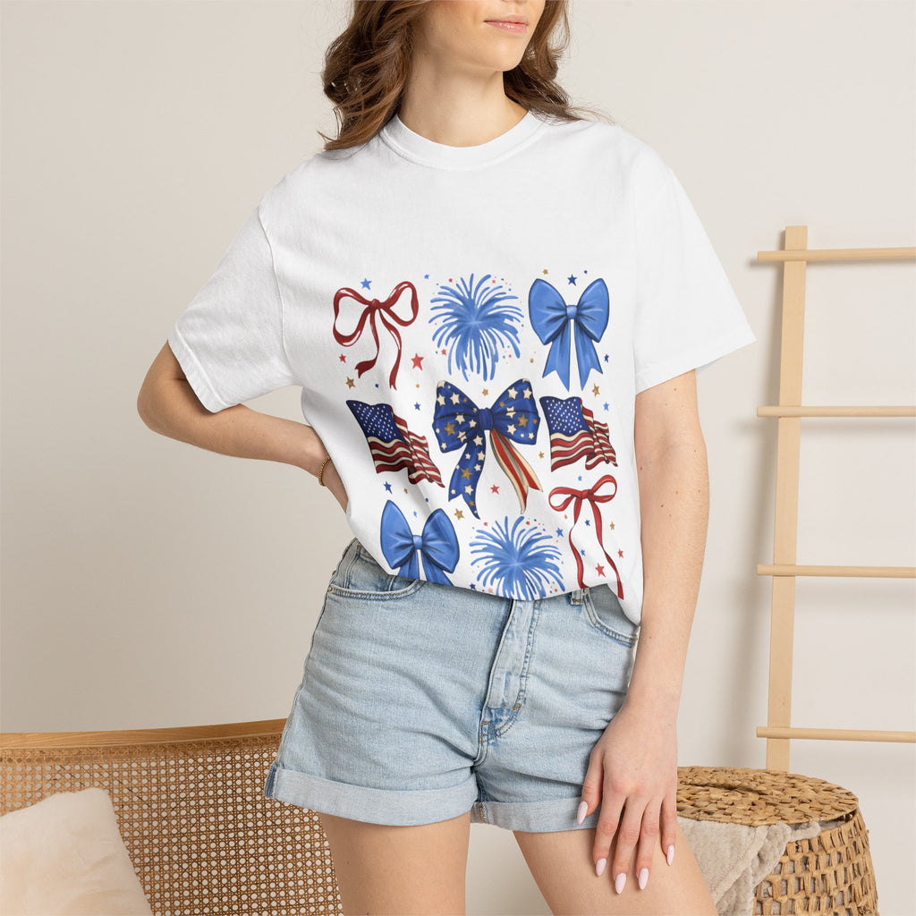 Patriotic Bows & Fireworks