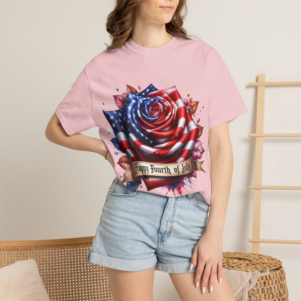 Fourth of July American Flag Rose