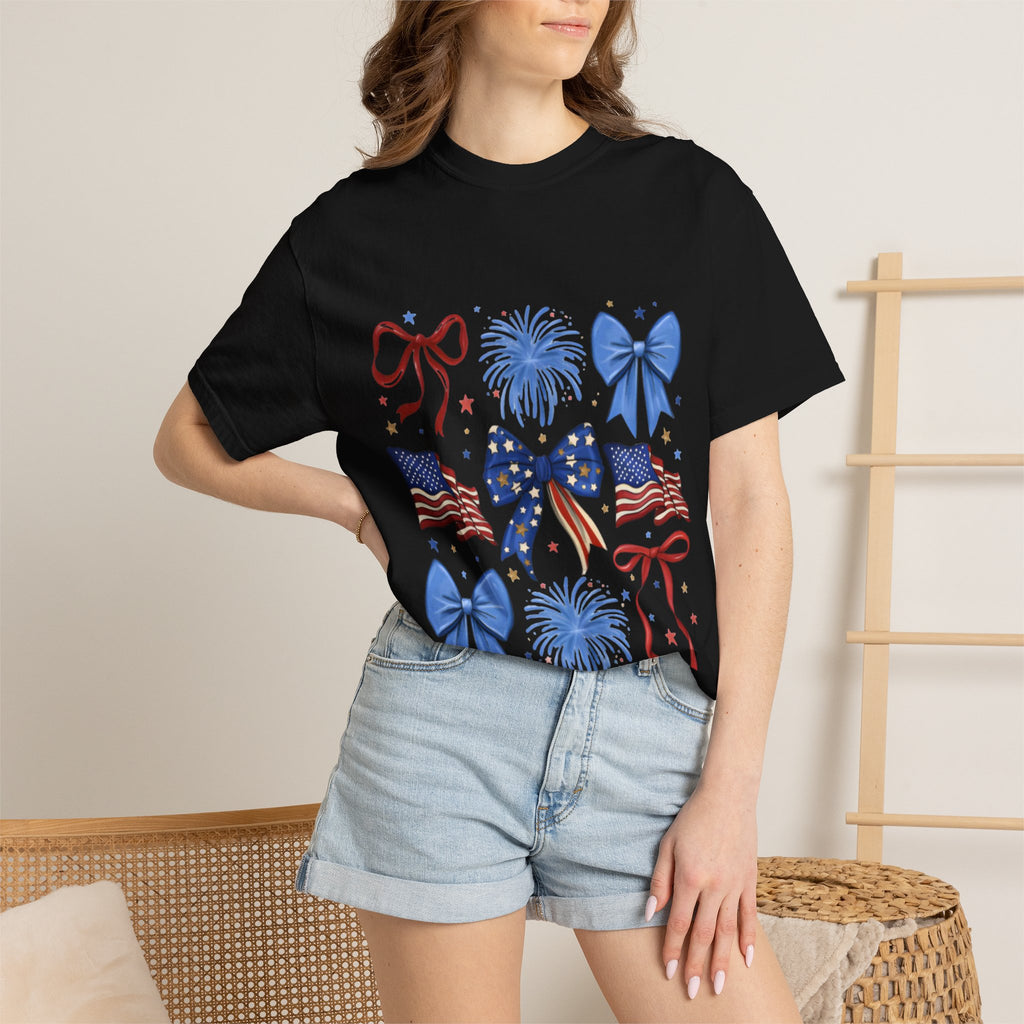 Patriotic Bows & Fireworks