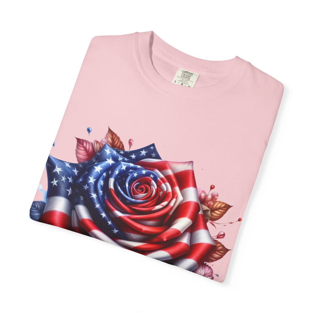 Fourth of July American Flag Rose