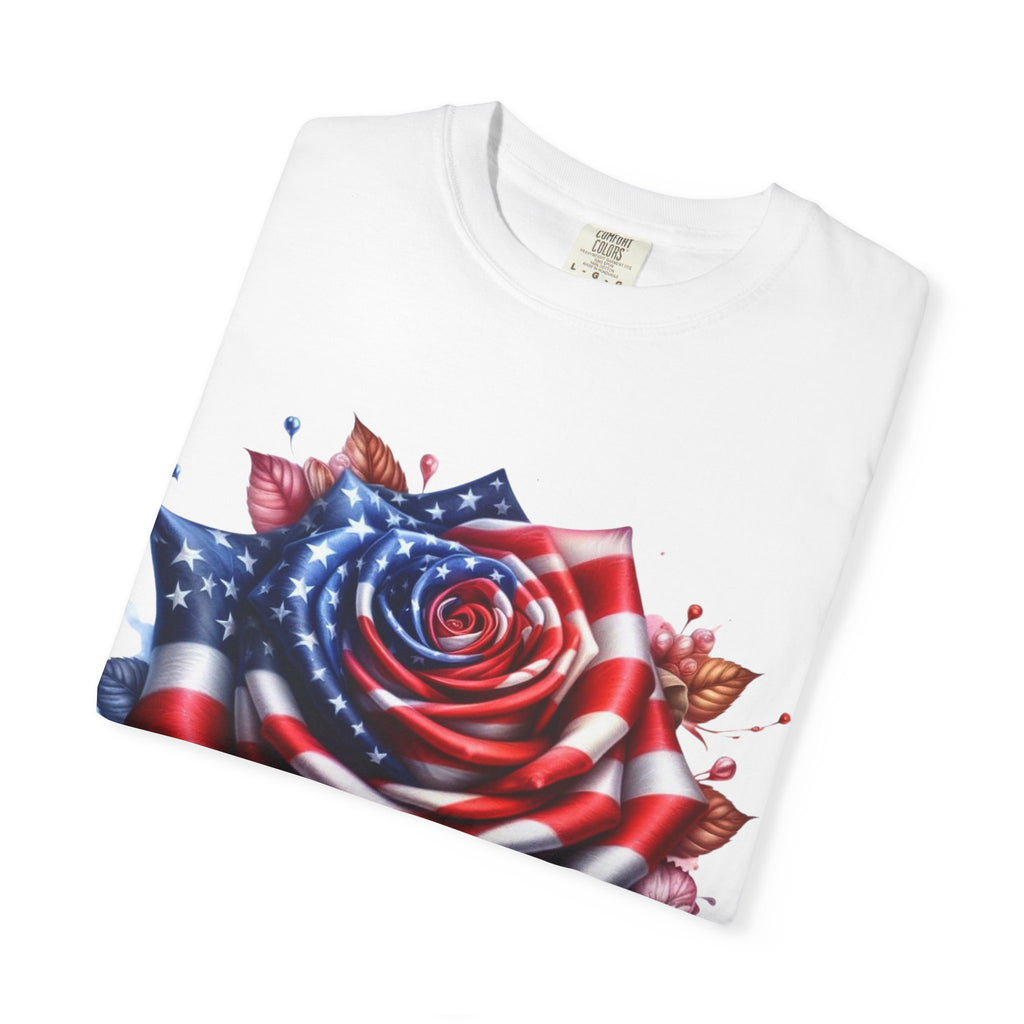 Fourth of July American Flag Rose