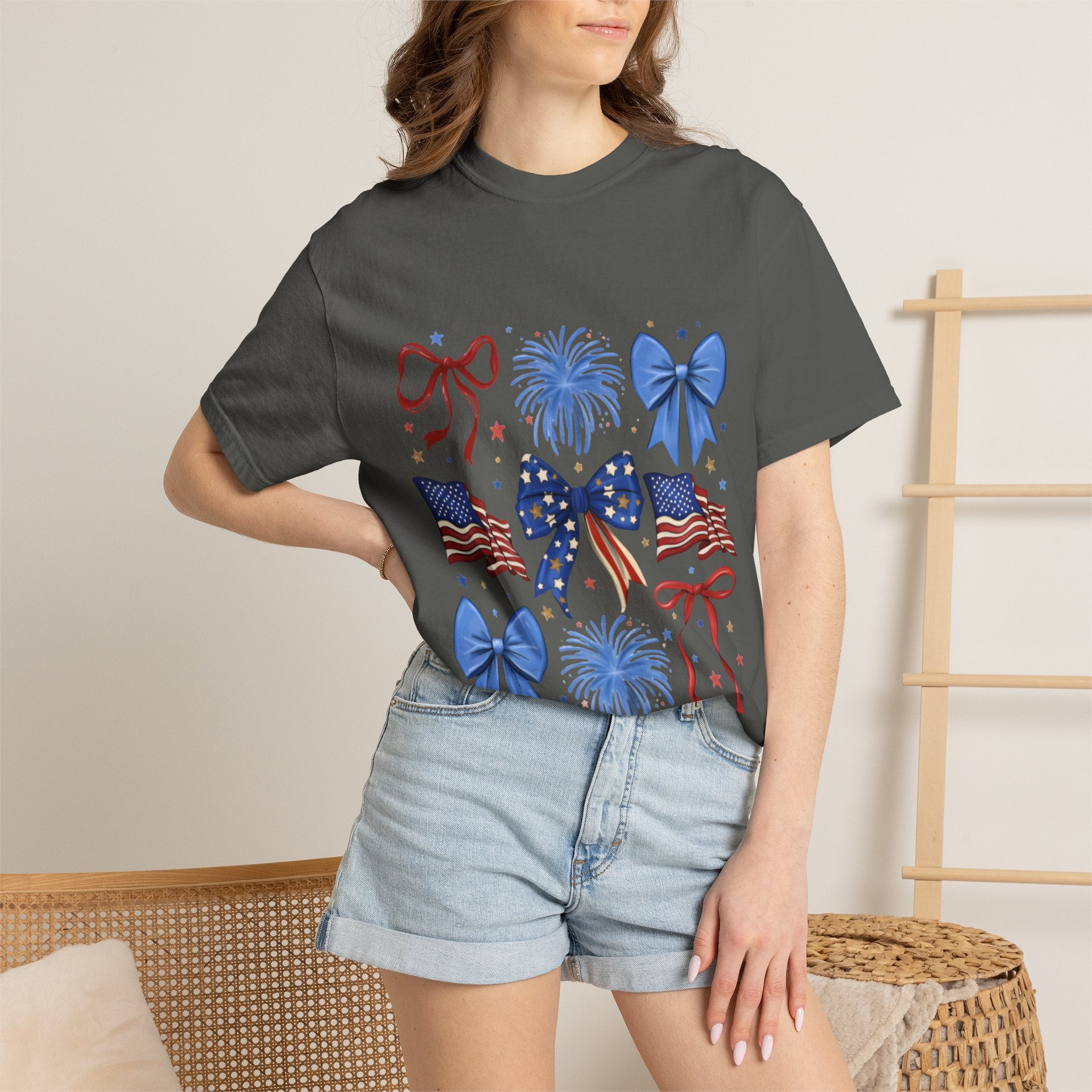 Patriotic Bows & Fireworks