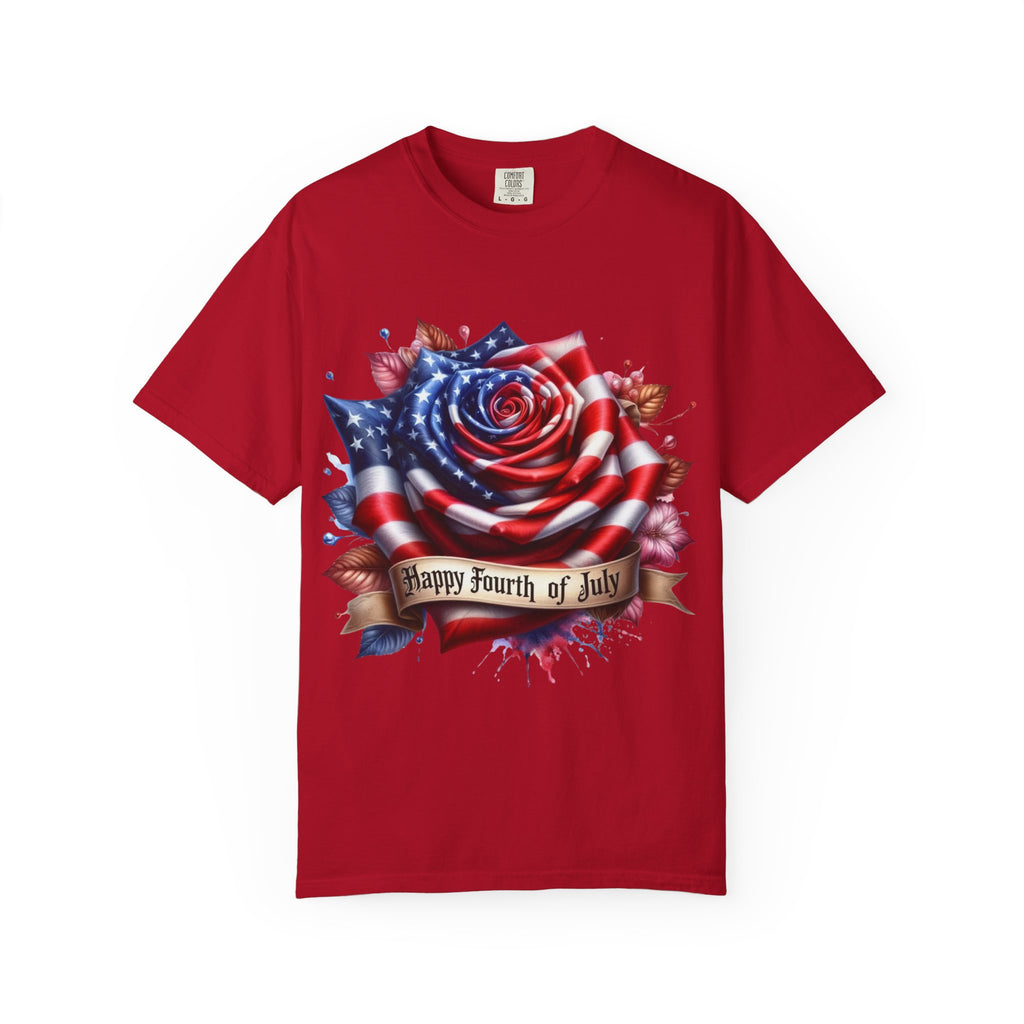 Fourth of July American Flag Rose