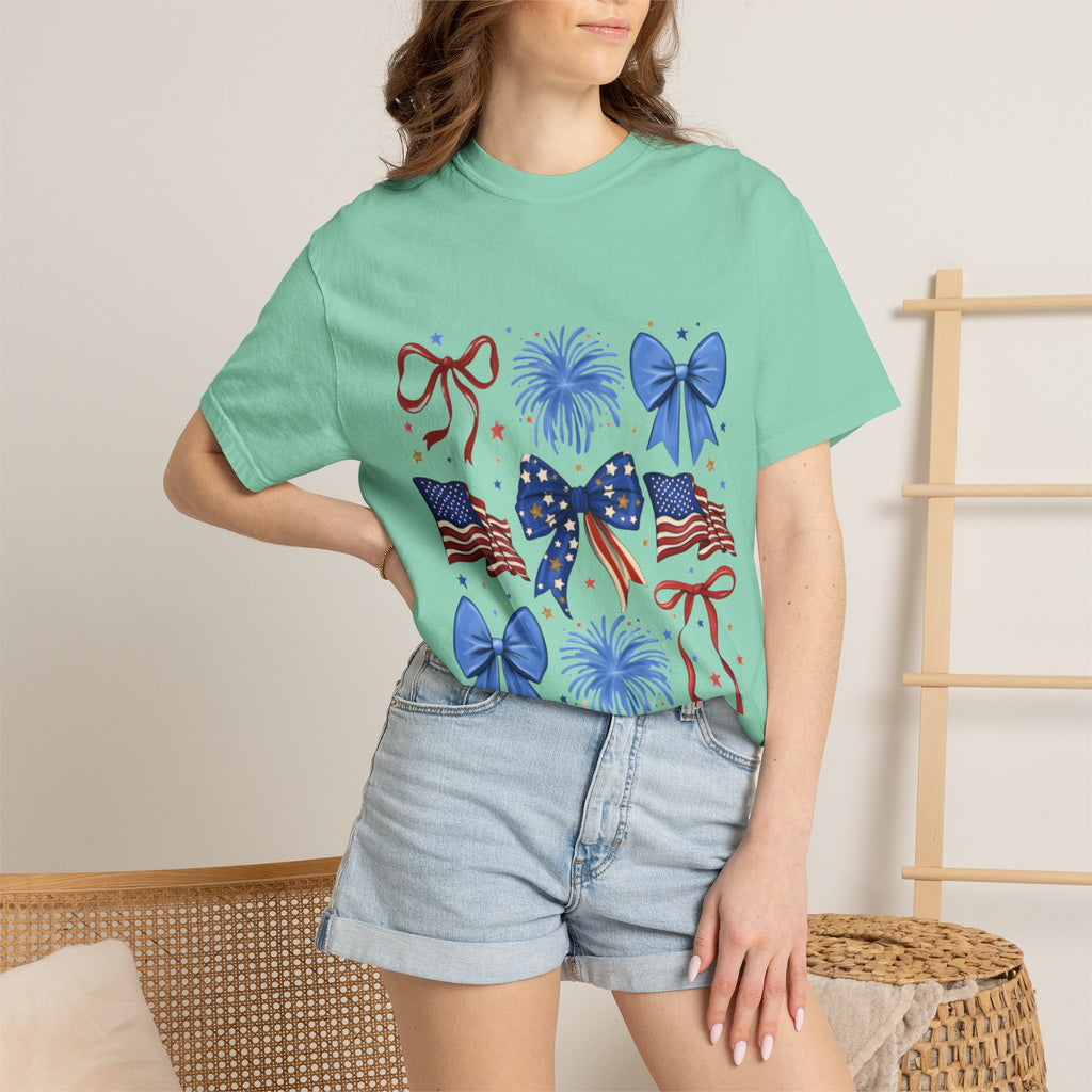 Patriotic Bows & Fireworks