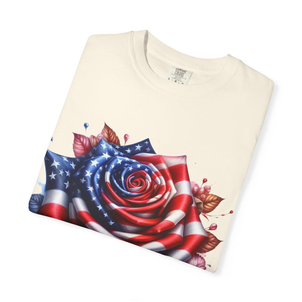 Fourth of July American Flag Rose