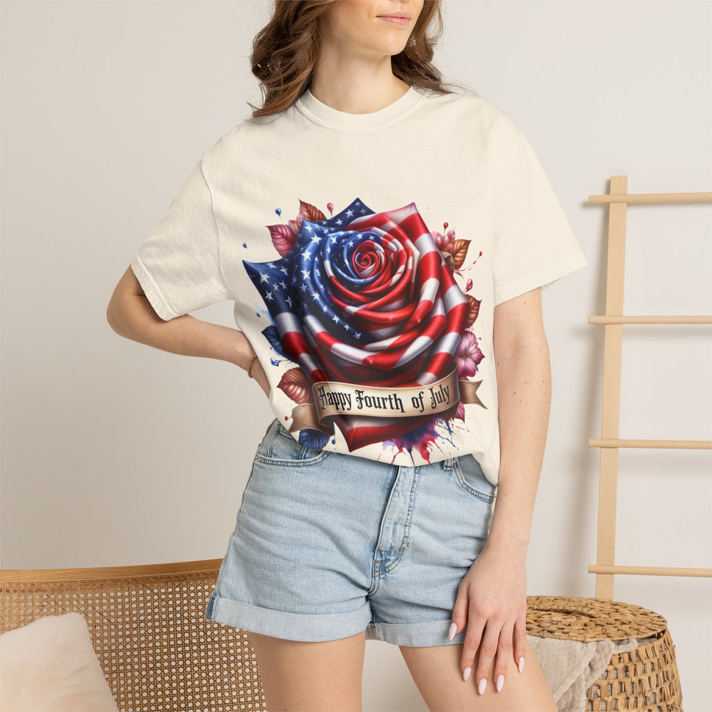 Fourth of July American Flag Rose