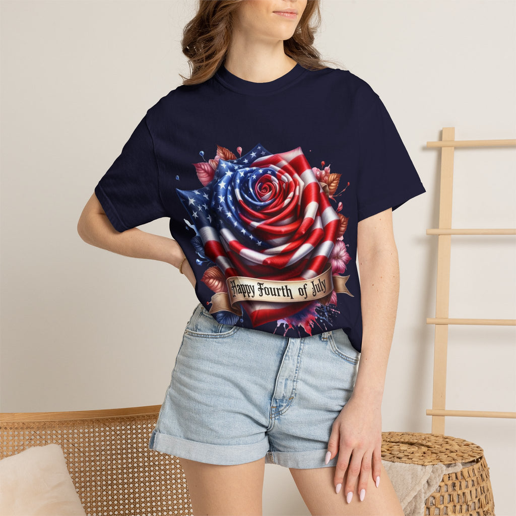 Fourth of July American Flag Rose