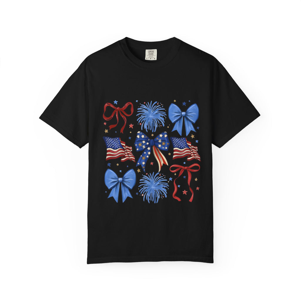 Patriotic Bows & Fireworks