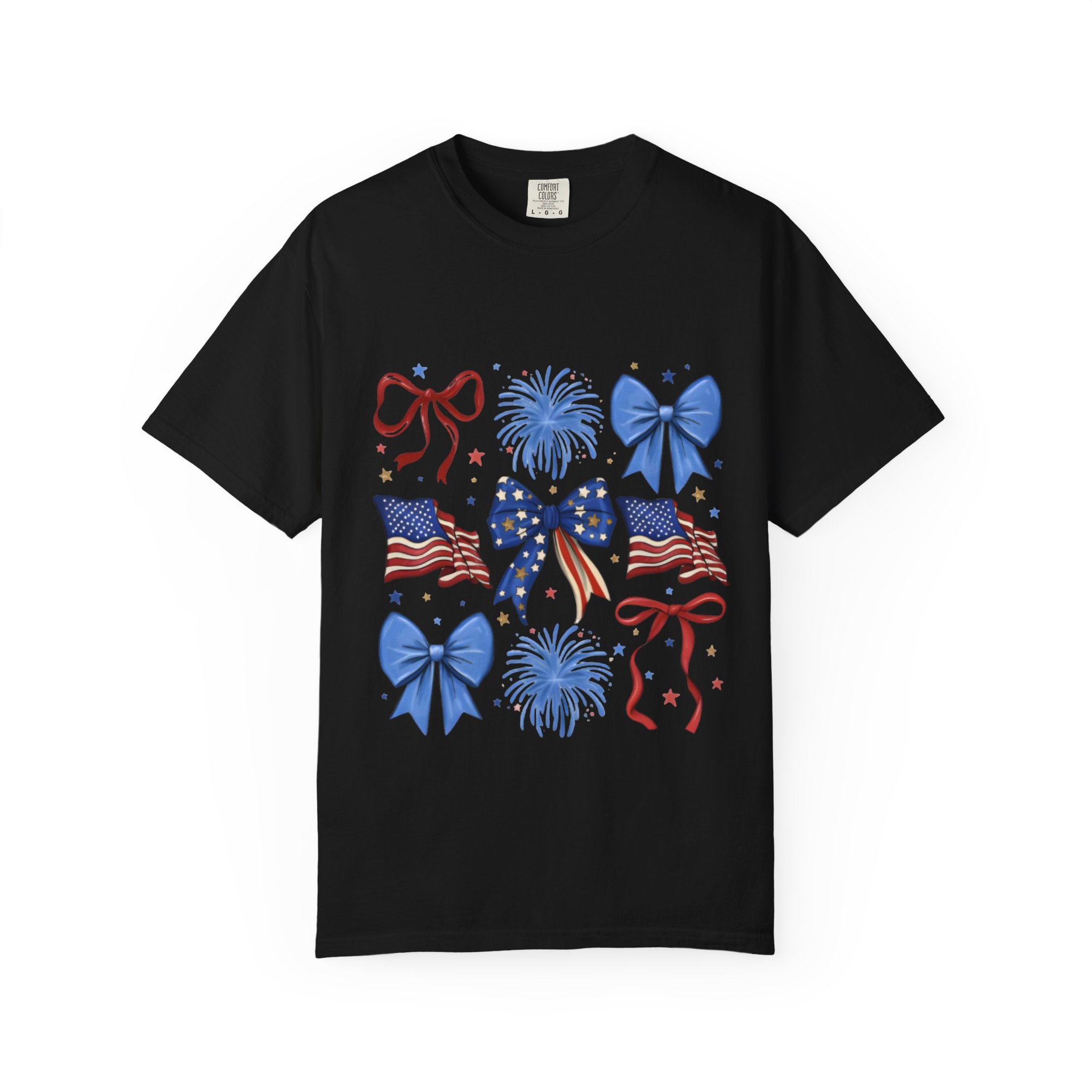 Patriotic Bows & Fireworks
