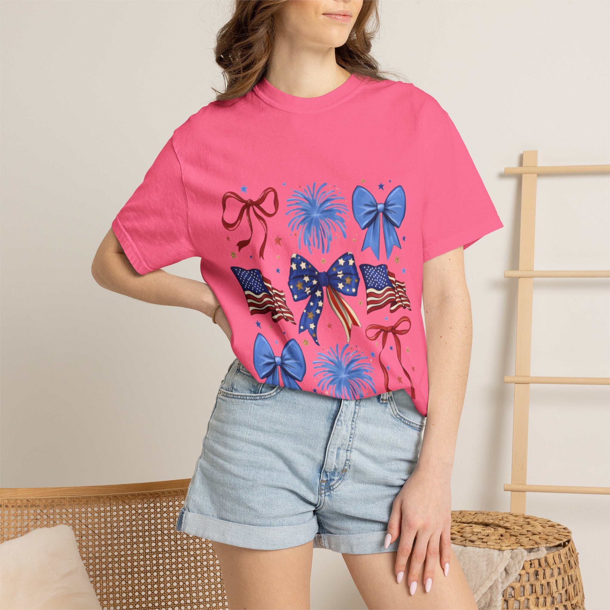 Patriotic Bows & Fireworks