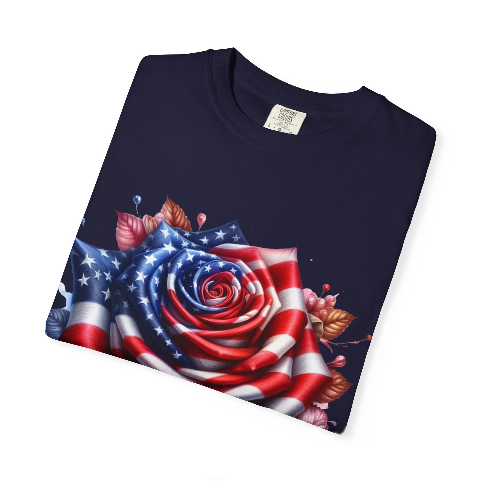 Fourth of July American Flag Rose