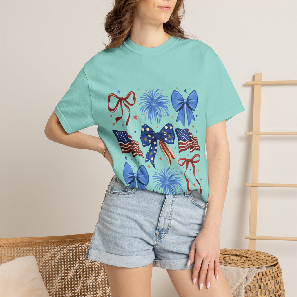 Patriotic Bows & Fireworks