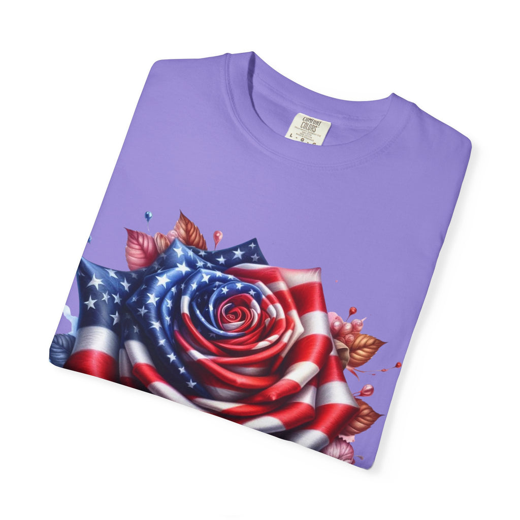 Fourth of July American Flag Rose