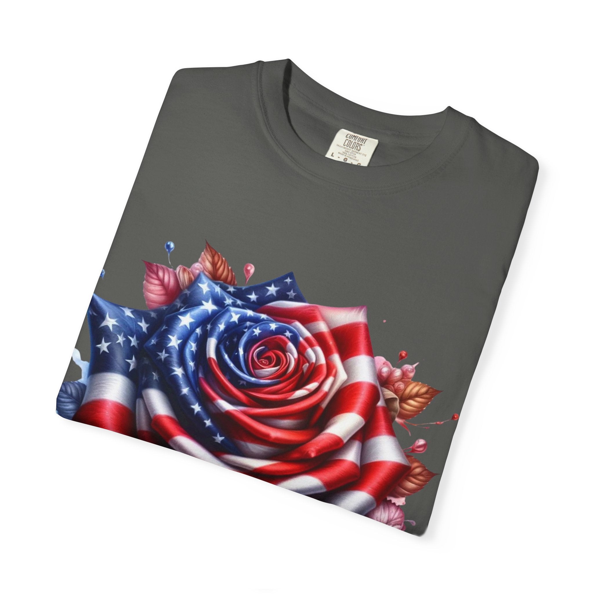 Fourth of July American Flag Rose